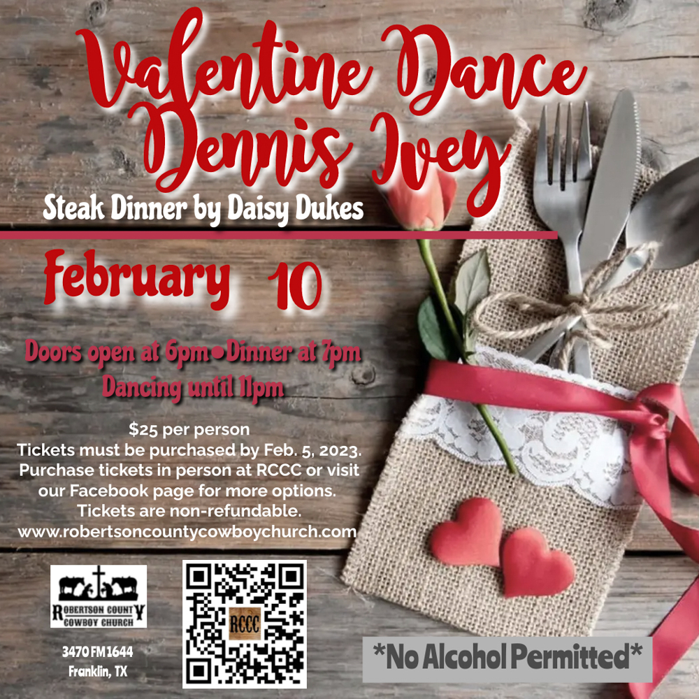 Valentine Dance flyer information